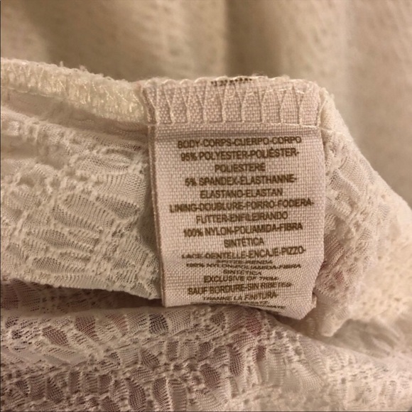 Free People Victorian White Lace Peplum Top - Picture 8 of 10